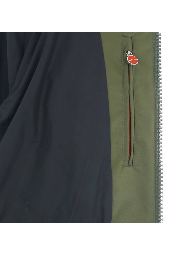 23SS UW1452 KHAKI Arm Logo Casual Khaki Jacket - KITON - BALAAN 5
