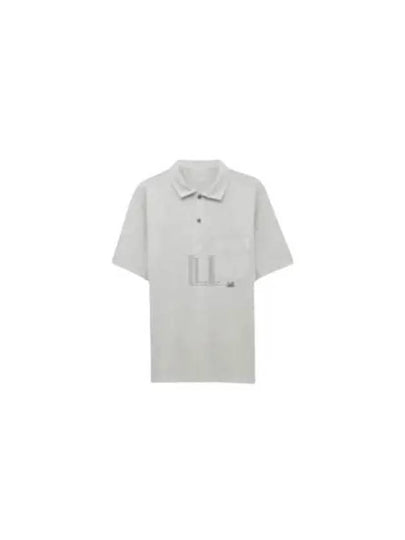 Pocket Polo Shirt Grey - CP COMPANY - BALAAN 2