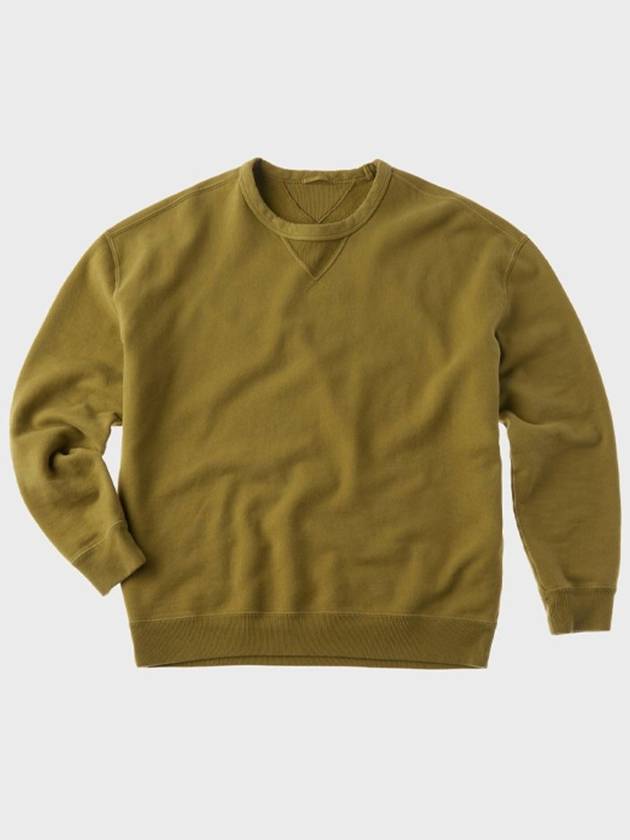 Garment Dyed Cotton Jersey Sweatshirt Green - TEN C - BALAAN 1