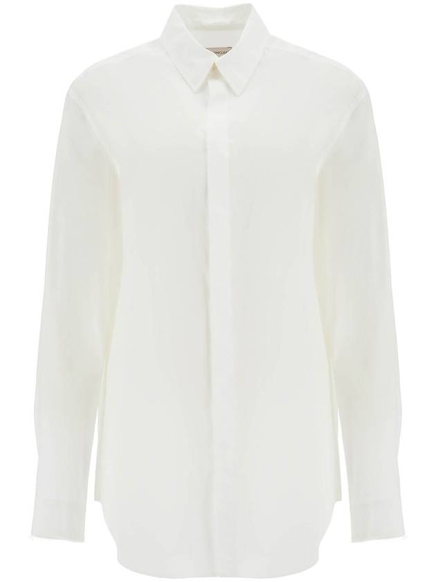 Willow Smith Cotton Long Sleeve Shirt Off White - MONCLER - BALAAN 2