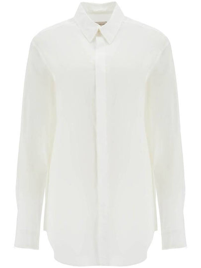 Willow Smith Cotton Long Sleeve Shirt Off White - MONCLER - BALAAN 2