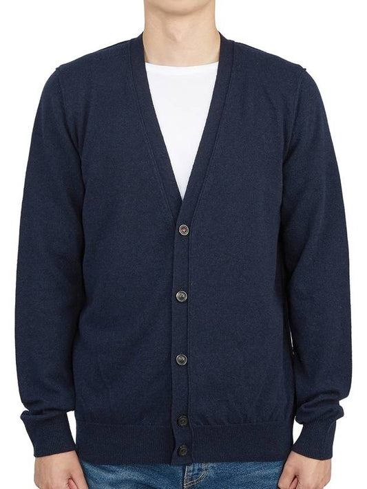 Cashmere Back Stitch Cardigan Navy - MAISON MARGIELA - BALAAN 2