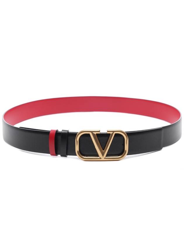 Garavani Regular Belt 39605780 5W2T0T15 ZFR 0SM Black - VALENTINO - BALAAN 4