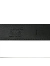 Plate Buckle Saffiano Leather Belt Black - MONTBLANC - BALAAN 9