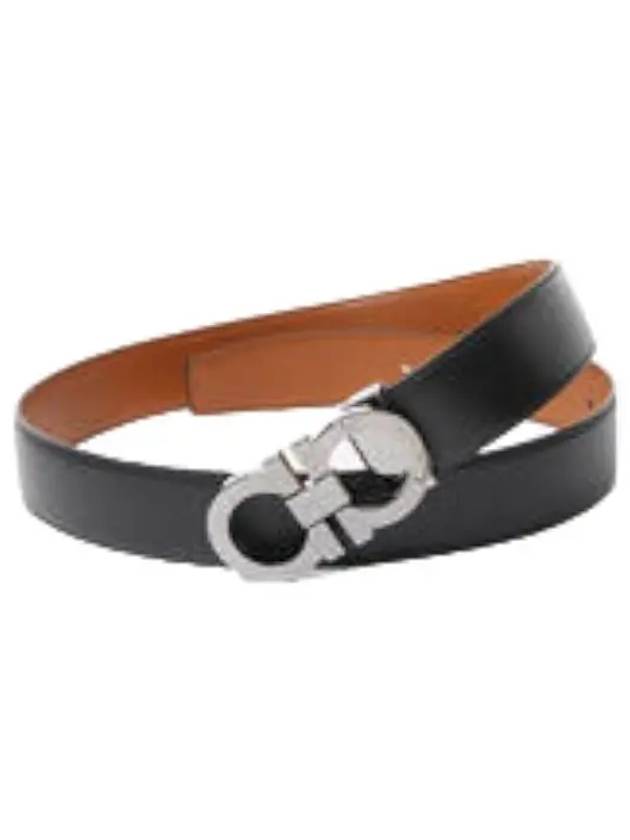 Ferragamo Double Gancini Reversible Belt Men s Waistband - SALVATORE FERRAGAMO - BALAAN 1