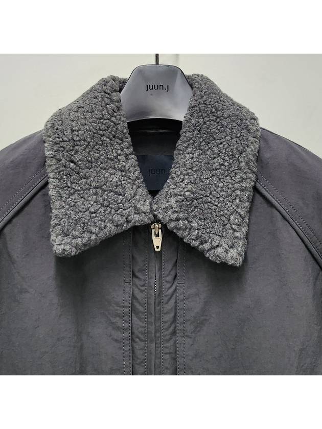 Fake Shearling Collar Jacket JC3X11P313 - JUUN.J - BALAAN 5