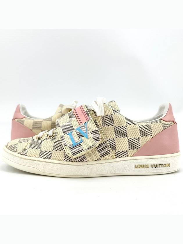 Damier front row sneakers - LOUIS VUITTON - BALAAN 5