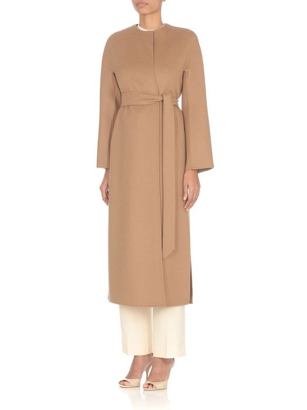 24SS ABETONE 024 camel wool cashmere wrap coat IT36 IT38 IT40 - MAX MARA - BALAAN 3