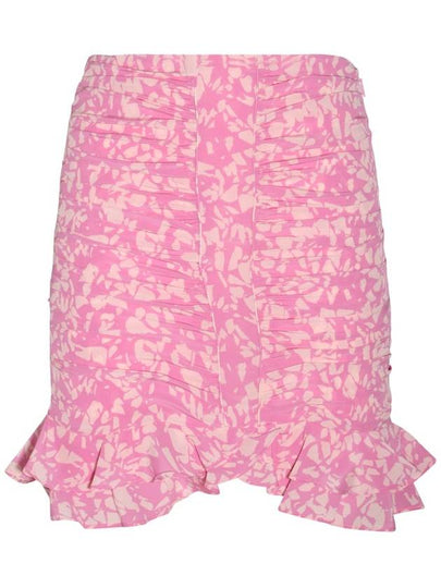 PINK SILK BLEND SKIRT JU0009FAA1J02I40PK - ISABEL MARANT - BALAAN 2