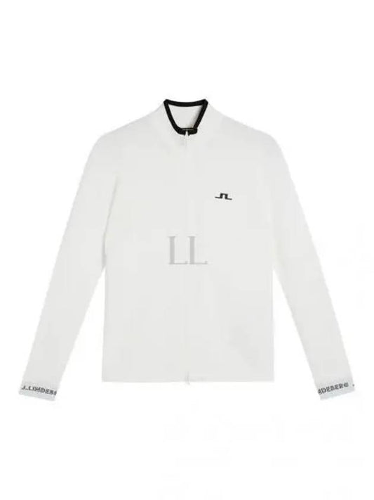 Almaida Full Zip Knit Top White - J.LINDEBERG - BALAAN 2