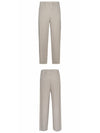 MC March Pleated Straight Pants Beige - ISSEY MIYAKE - BALAAN 5