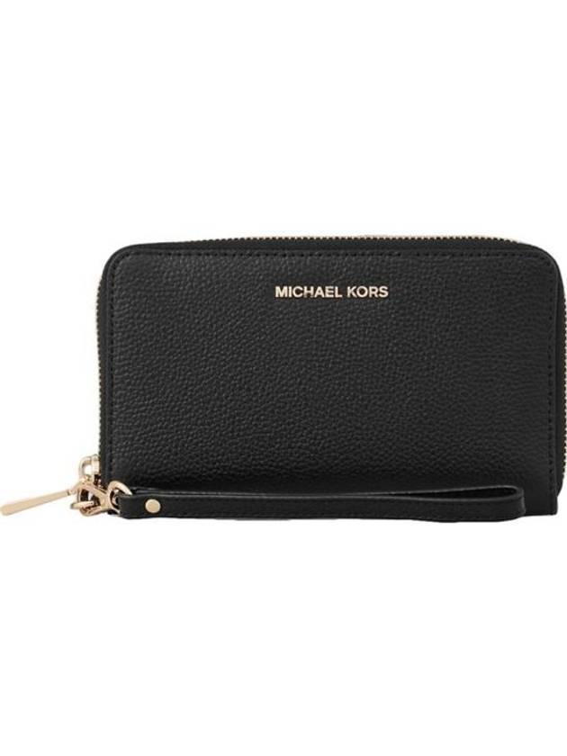 Jet Set Phone Case Long Wallet Black - MICHAEL KORS - BALAAN 1