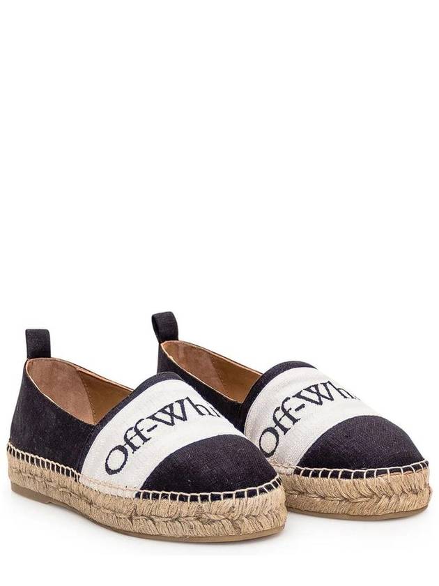 Bukishi logo band espadrille OWIB014S24FAB0011010 - OFF WHITE - BALAAN 3