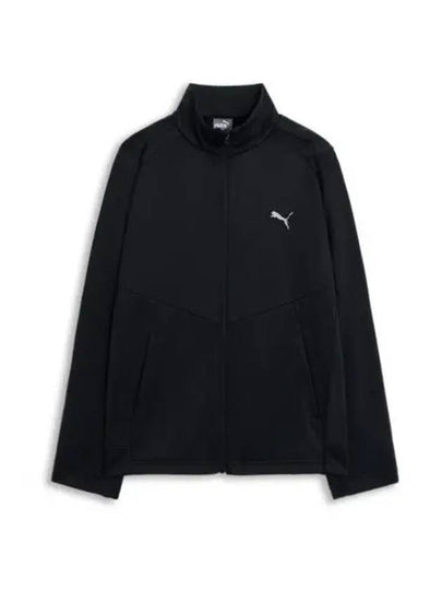 Core Knit Fleece Track Jacket Black - PUMA - BALAAN 2