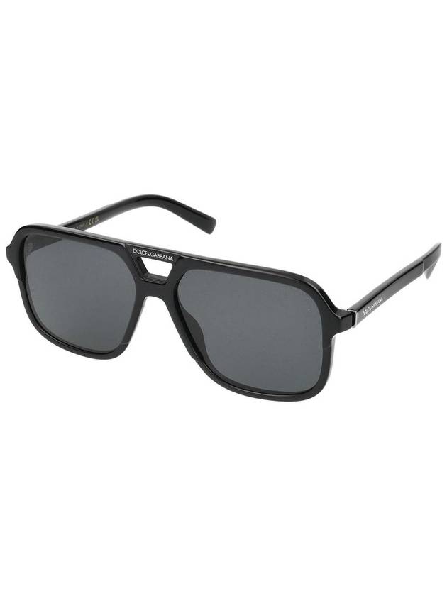 Sunglasses DG4354 501 81 TOP BLACK ON CRYSTAL - DOLCE&GABBANA - BALAAN 3