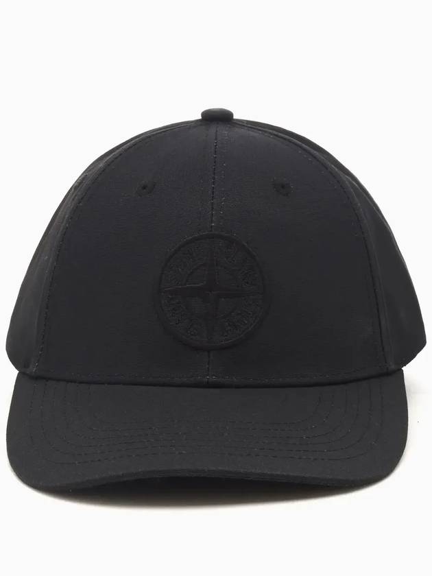 99661 Cotton Rep 6 Panel Ball Cap Black - STONE ISLAND - BALAAN 3