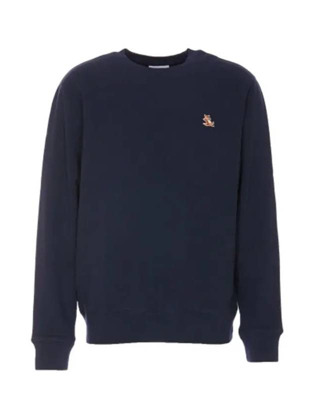 Chillax Patch Regular Sweatshirt Ink Blue - MAISON KITSUNE - BALAAN 2