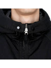 Logo David TC Down Hooded Jacket Black - STONE ISLAND - BALAAN 8