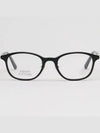 Glasses frame ML5173D 001 square horn rim Asian fit - MONCLER - BALAAN 3