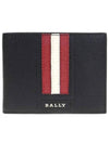 logo bifold wallet black - BALLY - BALAAN 1