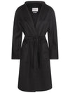 Women's Lilia Cashmere Single Coat Black - MAX MARA - BALAAN 1