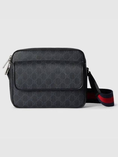 Small GG Supreme Canvas Cross Bag Black - GUCCI - BALAAN 2