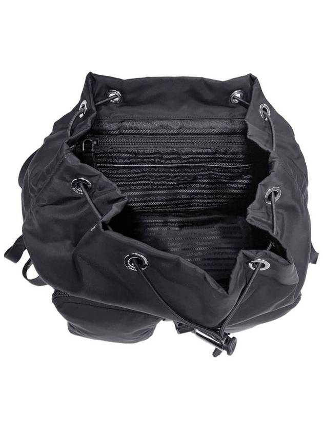 Pocono Drawstring Backpack Black - PRADA - BALAAN 5