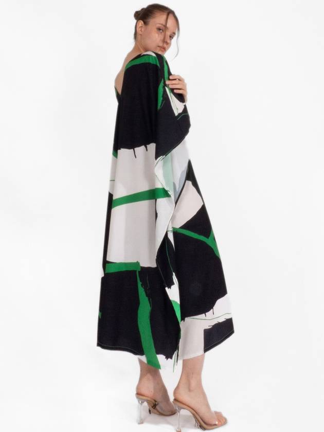 TWO WAY kaftan dress long green - IMIRK - BALAAN 1