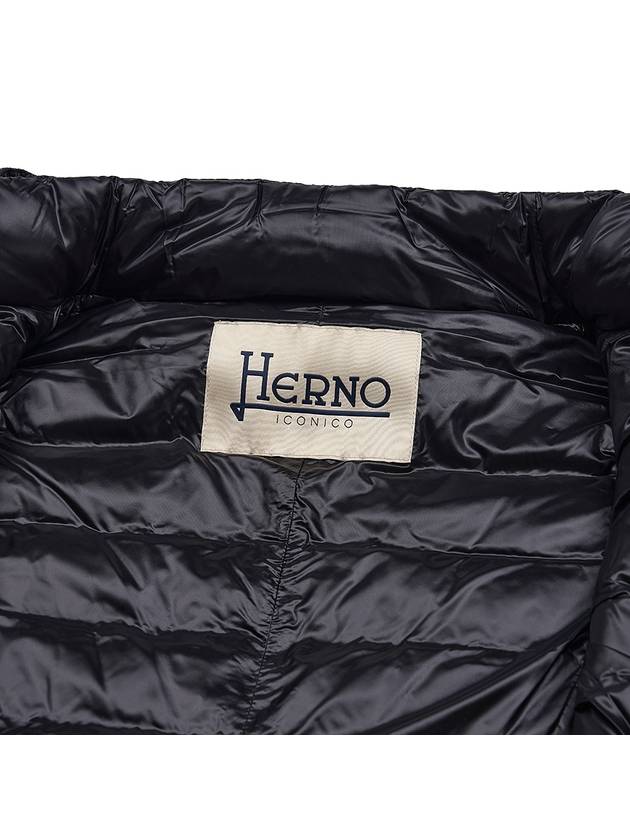 Serena Hooded Padding Vest Black - HERNO - BALAAN 9