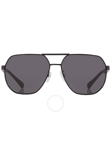 Emporio Armani Grey Navigator Men's Sunglasses EA2099D 333087 61 - EMPORIO ARMANI - BALAAN 1