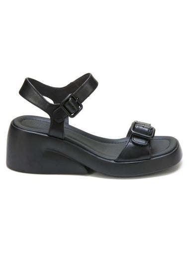 Women's Kaa Leather Sandals Black - CAMPER - BALAAN 1