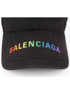 Rainbow logo ball cap L - BALENCIAGA - BALAAN 6