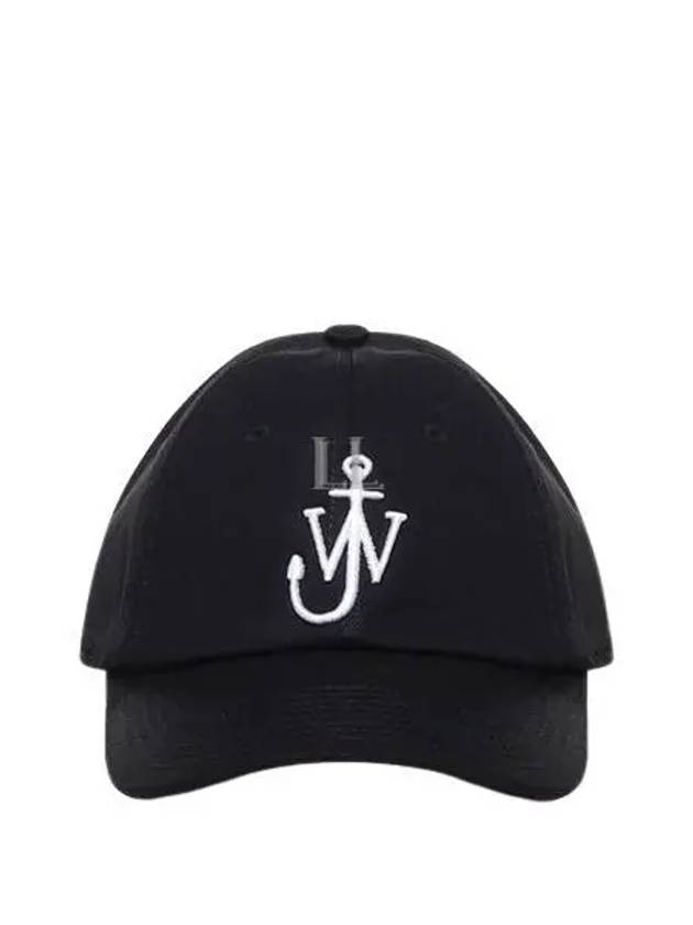 Logo Cotton Canvas Ball Cap Black - JW ANDERSON - BALAAN 2