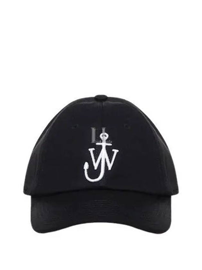 Logo Cotton Canvas Ball Cap Black - JW ANDERSON - BALAAN 2