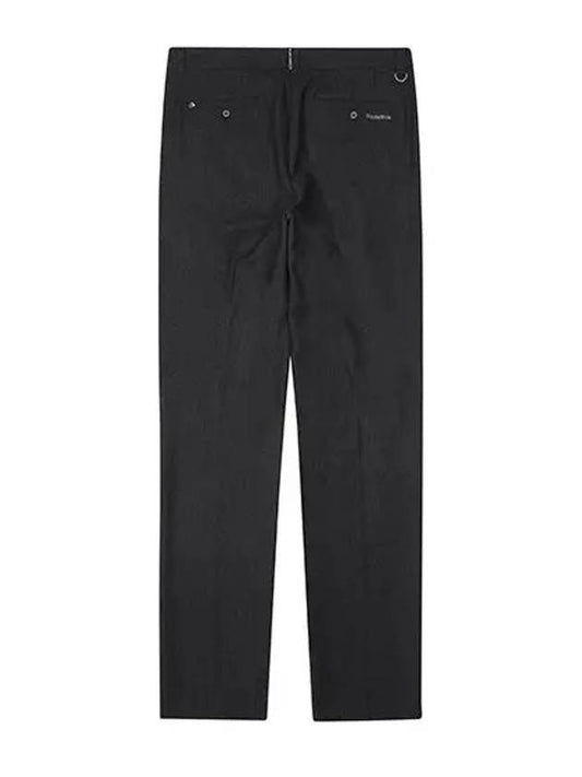 Men s Herringbone Pattern One Tuck Pants 5054GXWP DARK GRAY - BLACK&WHITE - BALAAN 2