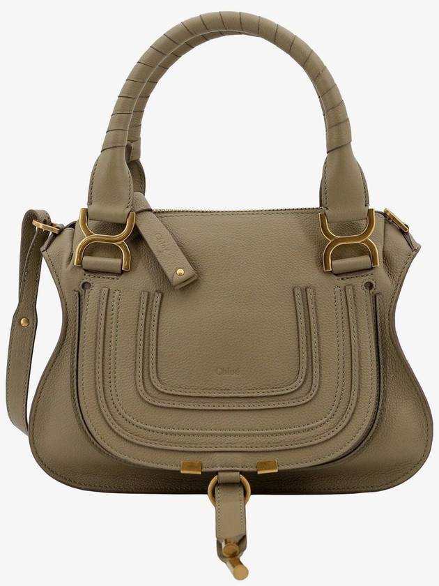 Marcie Small Double Carry Tote Bag Green - CHLOE - BALAAN 1