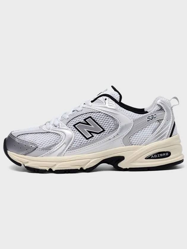 530 Sneakers White Silver - NEW BALANCE - BALAAN 5