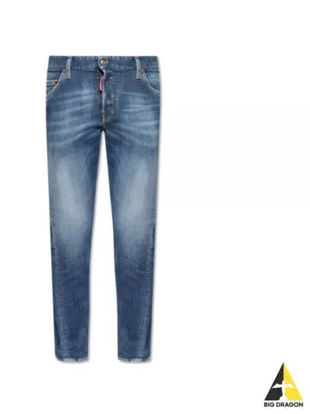 Sexy Twist Skinny Jeans Blue - DSQUARED2 - BALAAN 2