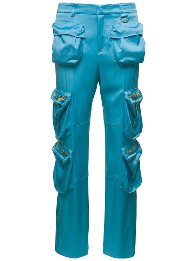 Straight Pants 2P067AN0699 Light blue - BLUMARINE - BALAAN 2