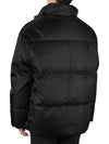 Medium-Length Re-Nylon Reversible Down Padded Jacket Black - PRADA - BALAAN 6