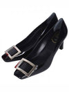 Trumpet Metal Buckle Pumps Black - ROGER VIVIER - BALAAN 2