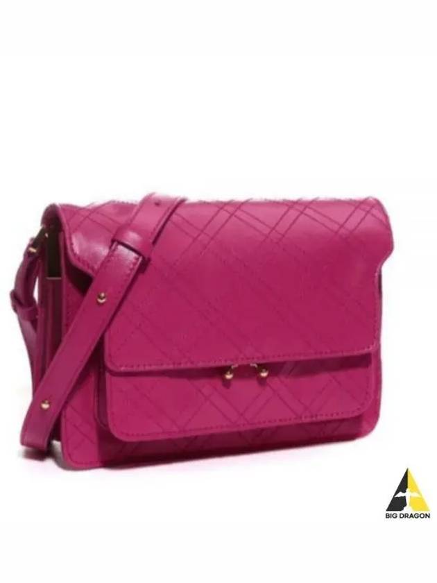 Women's Trunk Medium Shoulder Bag Pink - MARNI - BALAAN 2