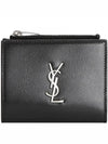 Monogram Half Wallet Black - SAINT LAURENT - BALAAN 2