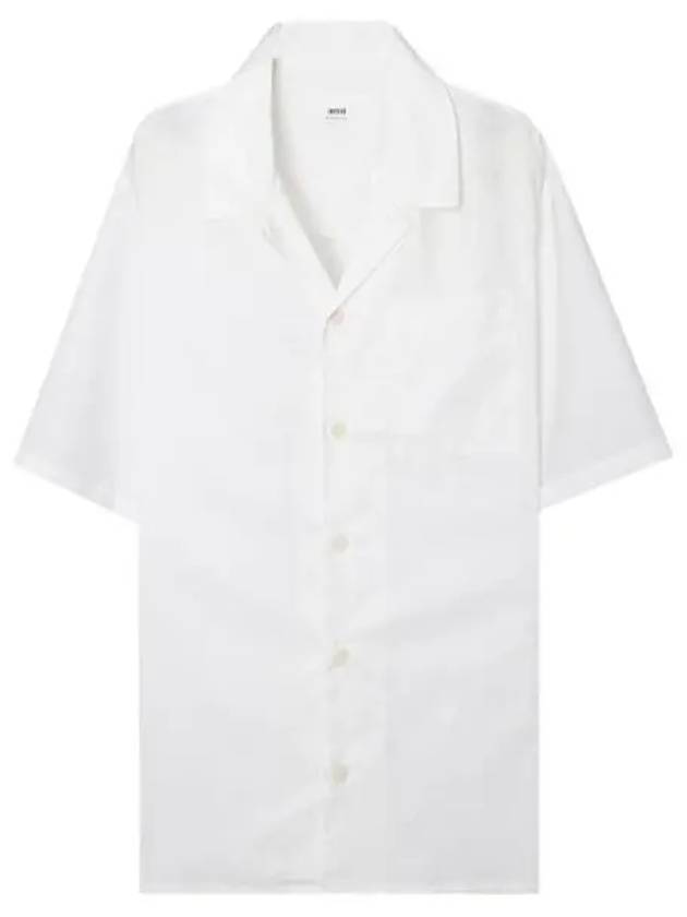 Cotton Short Sleeve Shirt Men s - AMI - BALAAN 1