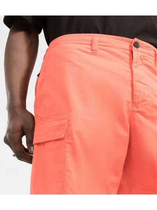 Cargo Bermuda Shorts Orange - STONE ISLAND - BALAAN 3