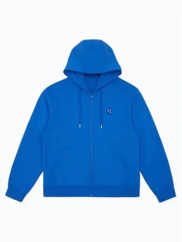 Men s TRS Tag hooded sweatshirt hoodie zip up blue domestic product - ADER ERROR - BALAAN 1