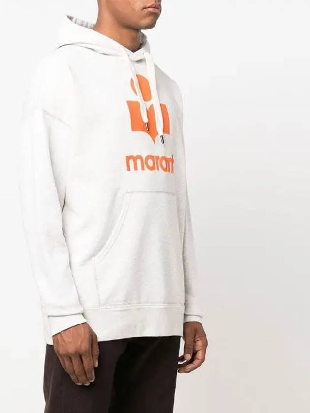 Men's Logo Hoodie White - ISABEL MARANT - BALAAN 5