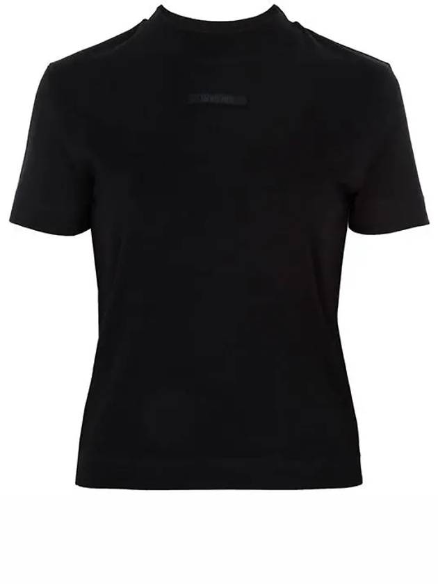 Le Gros Grain Short Sleeve T-Shirt Black - JACQUEMUS - BALAAN 5