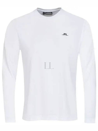 Ade T shirt LS AMJT08912 0000 Men's Ade long sleeve t-shirt - J.LINDEBERG - BALAAN 2