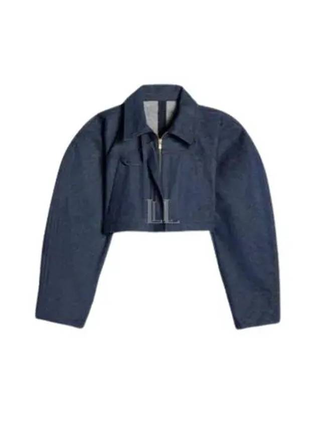 La Veste Nimes Meio Copp Jeans Jacket Navy - JACQUEMUS - BALAAN 2